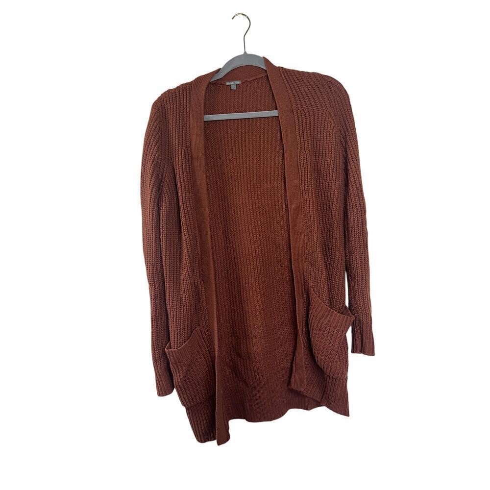 Charlotte Russe Brown Open Front Cardigan Size Small